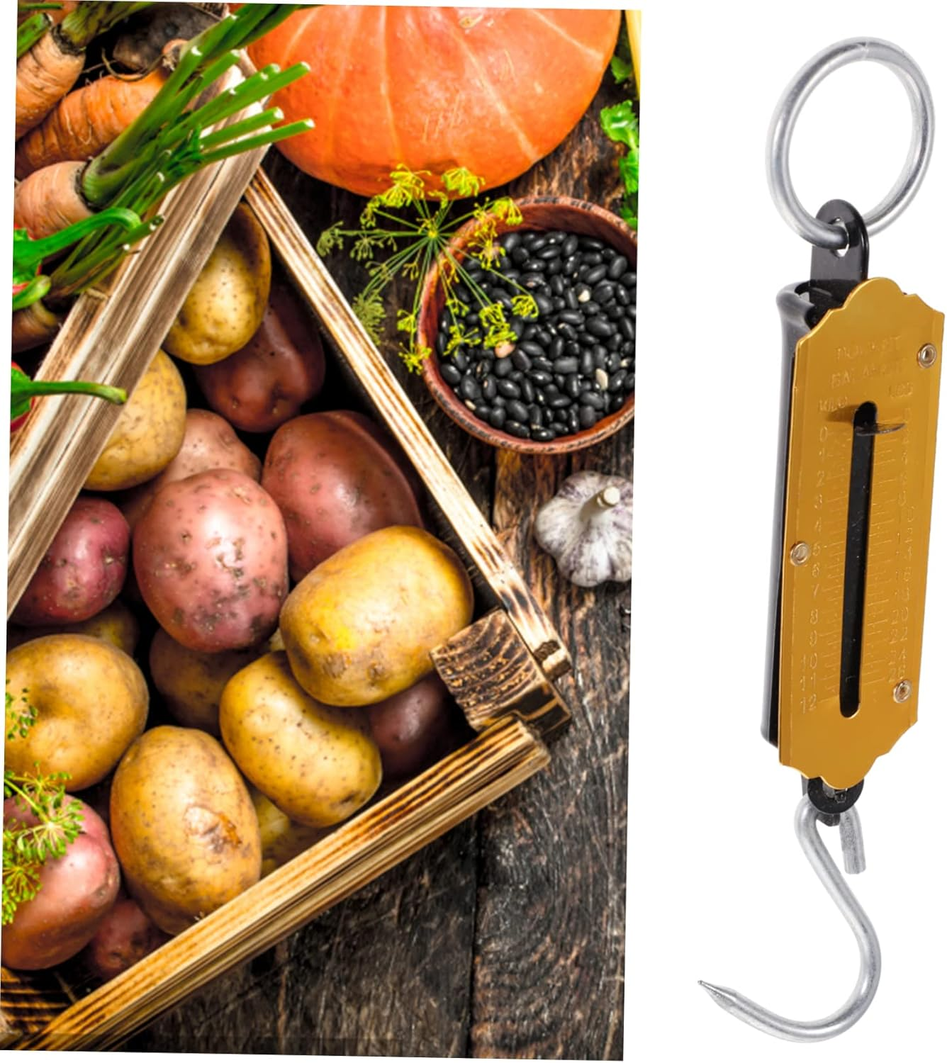 ABOOFAN 3Sets Travel Scales for Luggage Spring Scale Kg/Lb Conversion Portable Handheld Weighing for Home Outdoor 2Pcs*3 image number 4