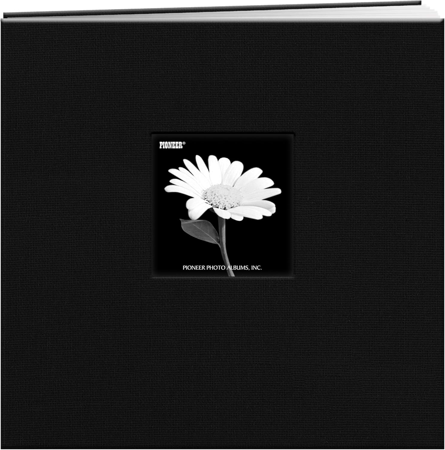 12X12 Fabric Frame Scrapbook, Bright Pink