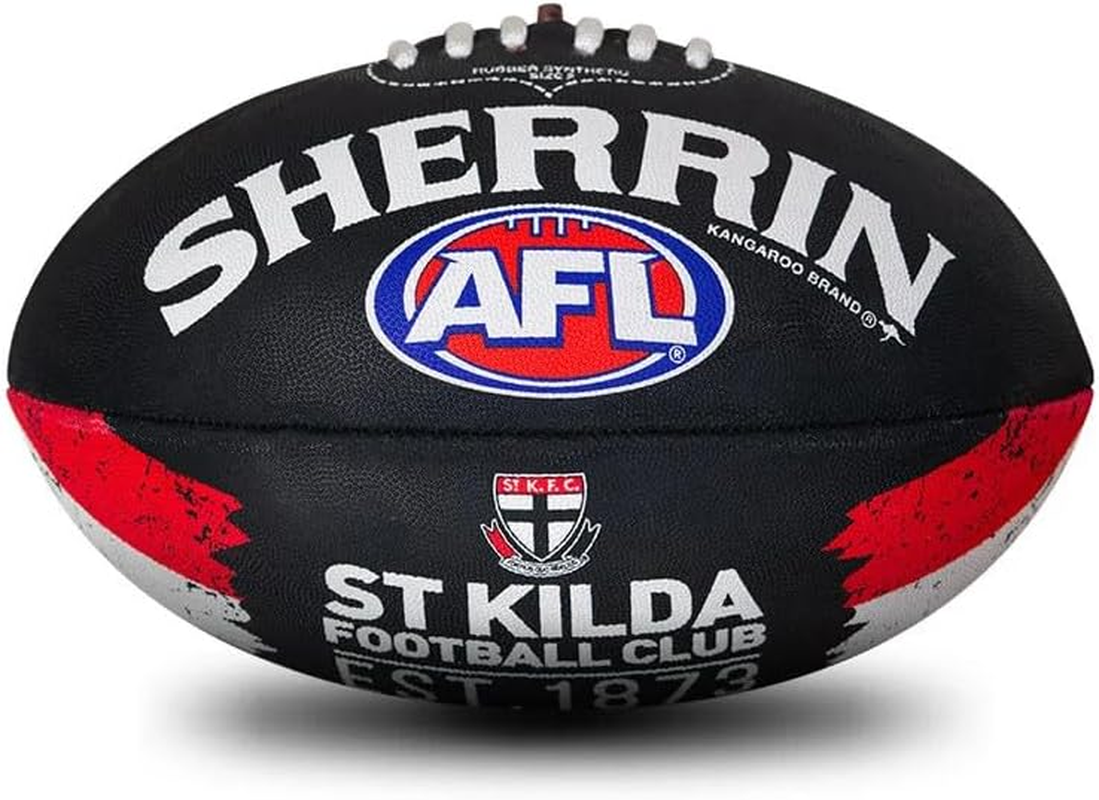 Sherrin AFL St Kilda Song Football, Size 2
