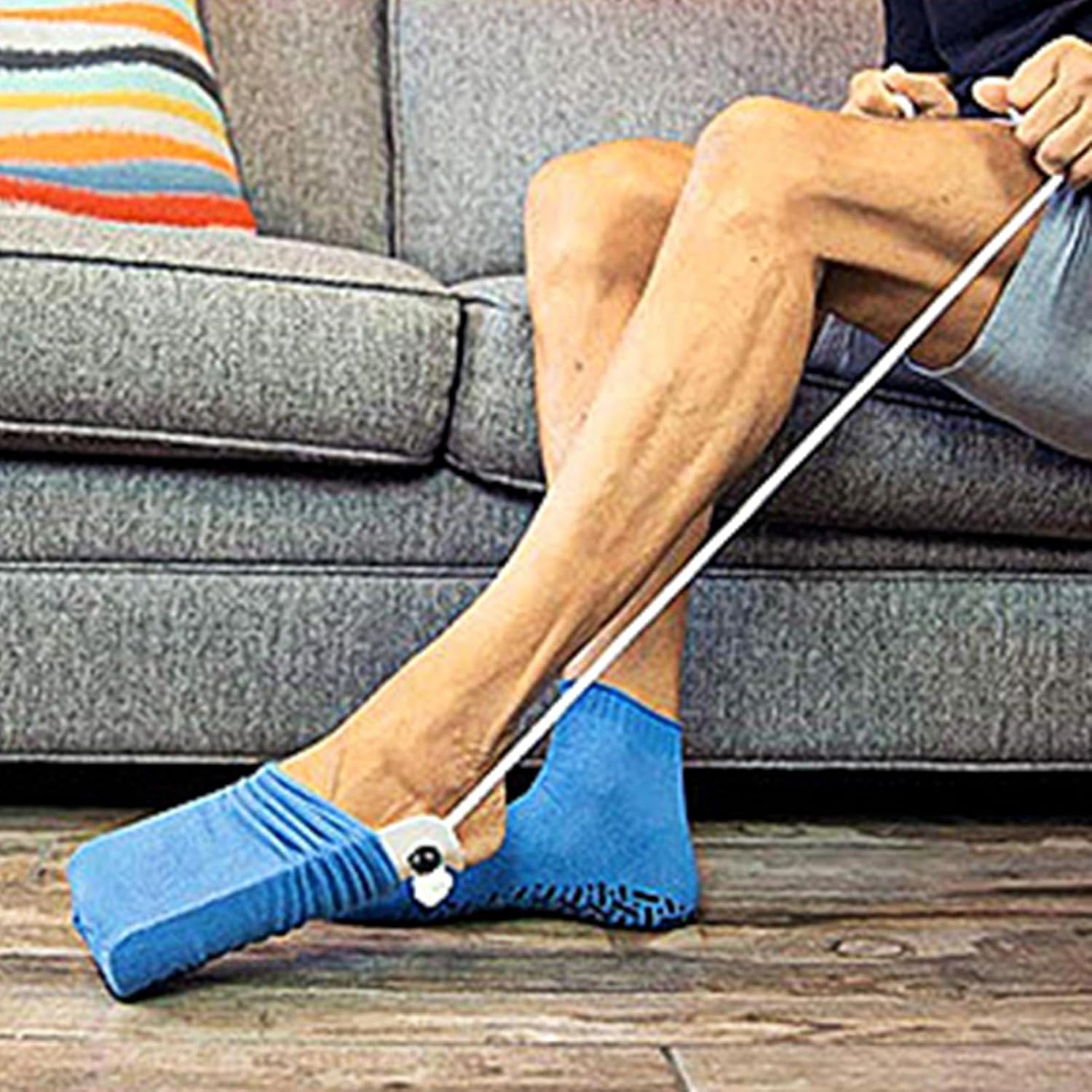 Sock Aids for Putting Socks - No Bending Sock Assistant Device | Ergonomic Sock Aid Device for Seniors, Sock Helpers Assist for Putting Socks image number 6