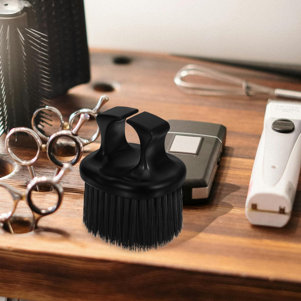 Ipetboom Hair Cutting Brush Hair Cleaning Brush Hairdressing Neck Brush Multi-Purpose Hairdressing Tool image number 6