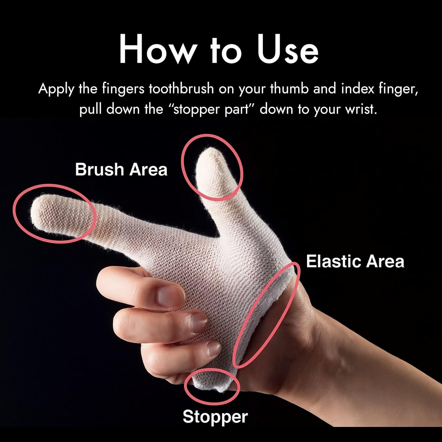 Mind up Cat Mouth Care Finger Toothbrush (Japan Import) ... image number 2