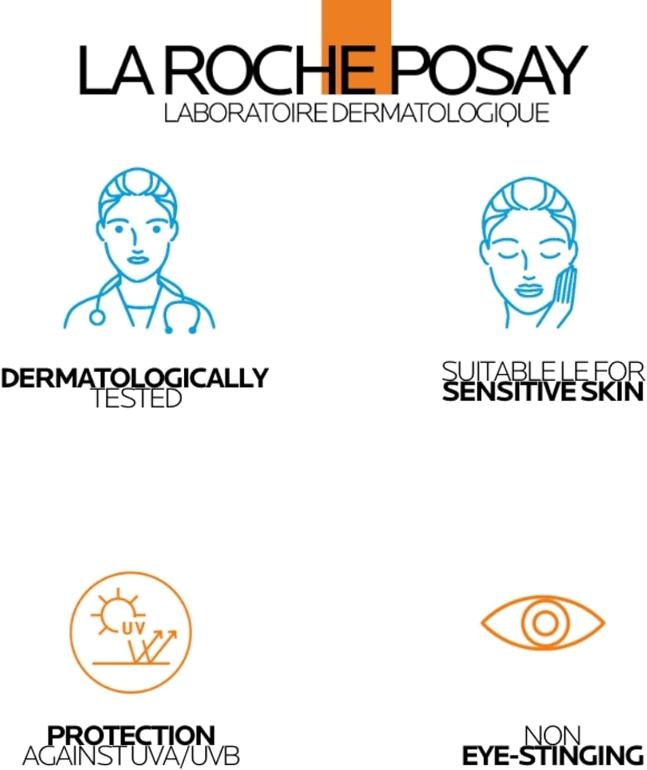 La Roche-Posay Sunscreen Lotion Wet Skin SPF 50+ 200Ml, 4 Hours Water Resistant, Non-Sticky, Non-Greasy, UVA + UVB Broad Spectrum Very High Protection, Body & Face Sun Cream, Anthelios image number 1