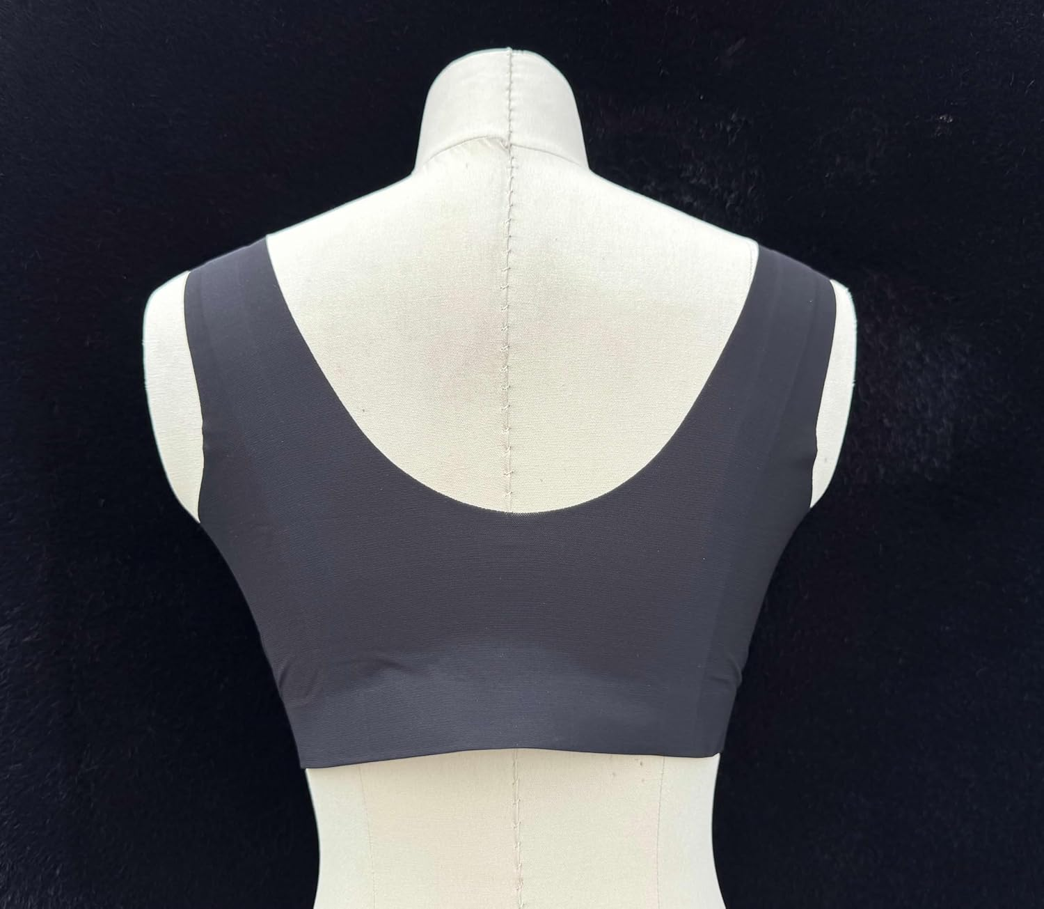 BIMEI Front-Closure Cotton Bra Mastectomy Bra Pockets Post-Surgery Sleep Bra for Silicone Breastforms Women'S Comfort2505 - Black, 38D image number 5