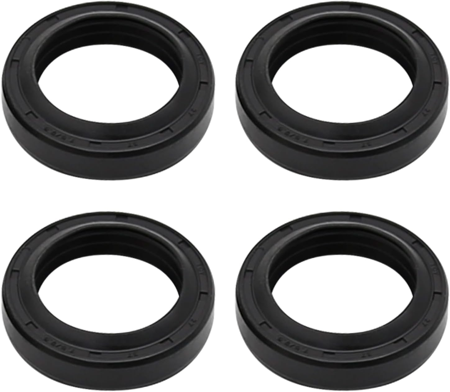 4Pack Front Fork Shock Oil Seals, Replacement for Honda Scrambler 90 100 125 Trail 90 110 Super 90 S90 CL90 CB100 CL100 CT110 CB125 CL125, 90756-028-000 image number 6