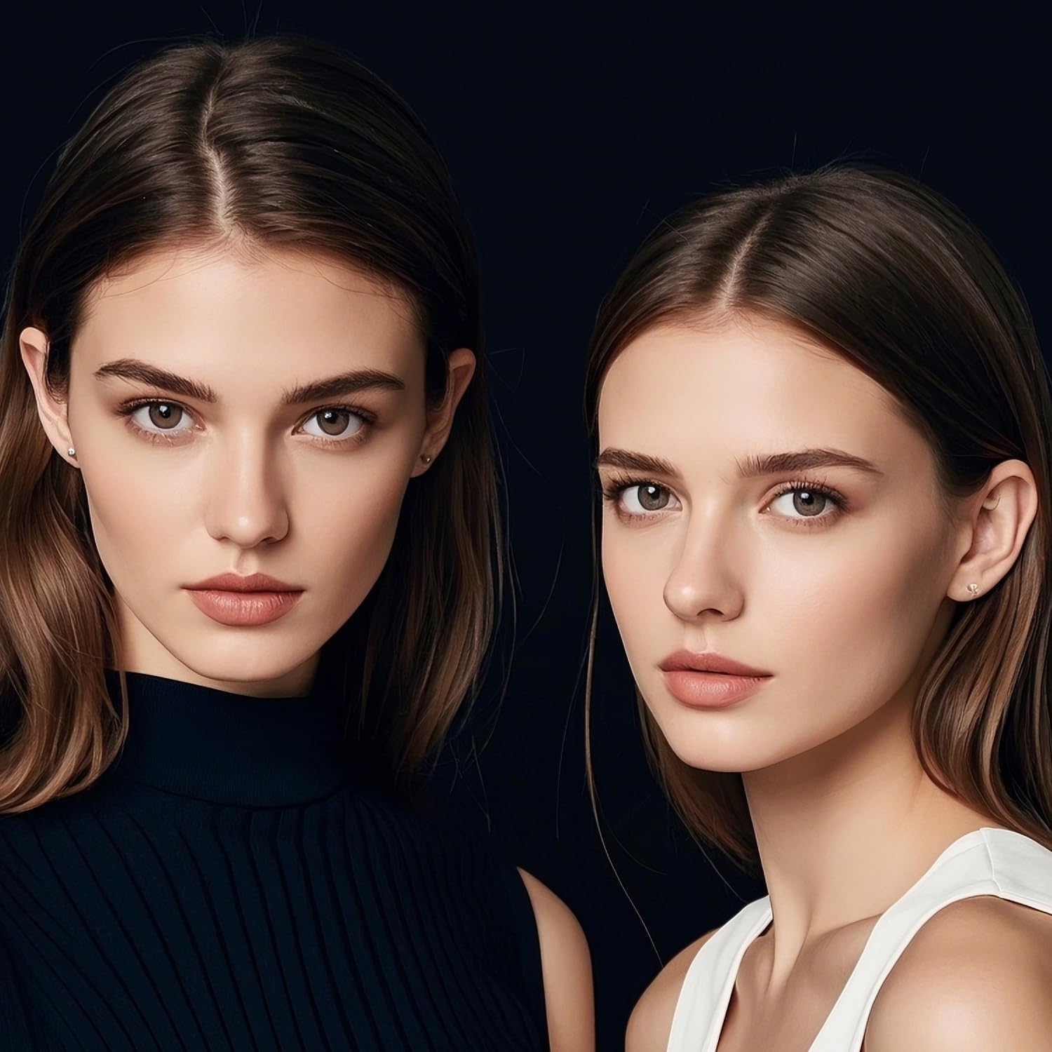 EKIND 30PCS Nose Shaping Strips Invisible Breathable Matte Patches with Tweezers for Immediate Refined Contour