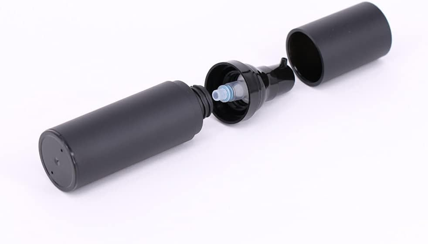 3 Pack Black Airless Pump Bottle Travel Lotion Bottles Cosmetic Cream Bottle Vacuum Pump Bottles Makeup Dispenser Container (15Ml/0.5Oz) image number 5