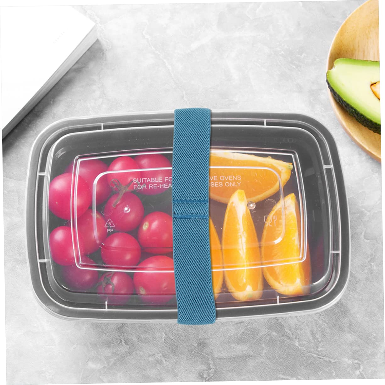 BIUDECO 4Pcs Fixing Straps Elastic Straps for Lunch Box Lunchbox Accessories Random Color image number 2