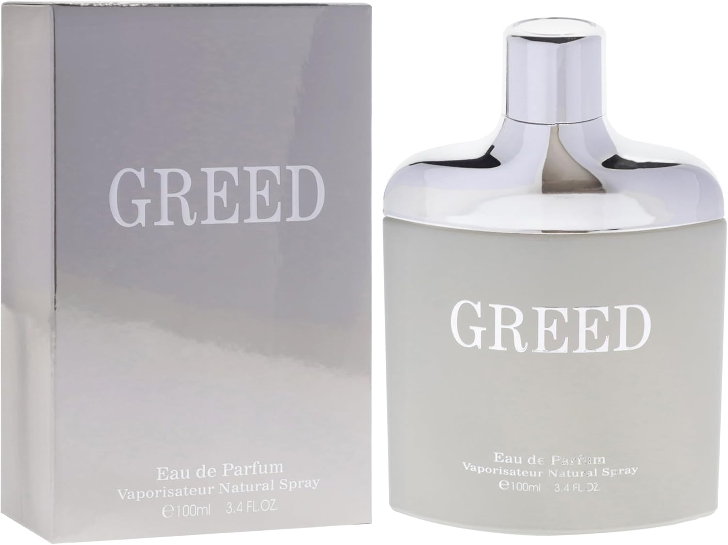 Greed Silver by Fine Perfumery for Men - 3.4 Oz EDP Spray image number 3