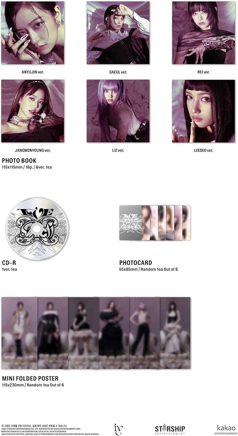 IVE IVE Switch 2Nd EP Album Contents+Photocard+Tracking Sealed Dive (Full Set(4 Standard+6 Digipack+1 PLVE)) image number 5