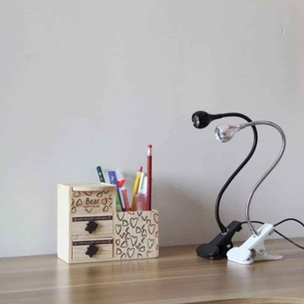 Nail Dryer Nail Art Tools Led Ultraviolet Lights Light Desk Lamp Clip on Flexible Metal Tube Lamp USB Mini Uv Gel Curing Portable Nail Dryer Nail Lamp image number 1