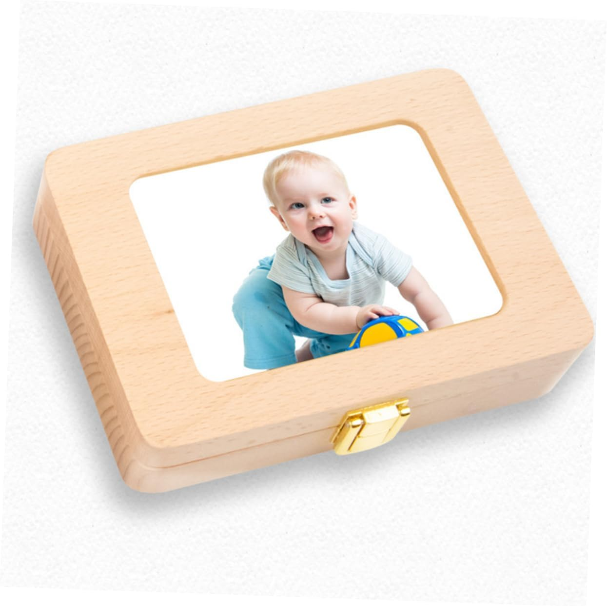 Wooden Teeth Souvenir Box Creative Keepsake Container for Storing Teeth and Lanugo Durable Wooden Design for Cherished Memories image number 6