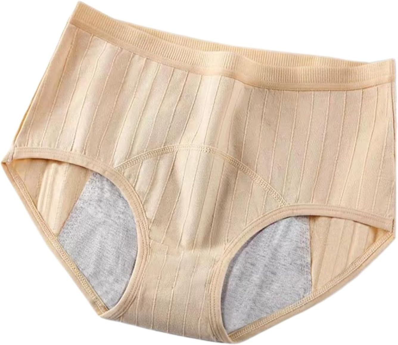 Women'S Mid-Waist Leakproof Menstrual Briefs Cotton Underwear Postpartum Panties