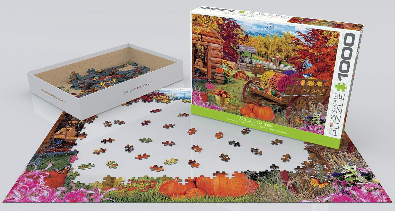 Eurographics Autumn Garden Jigsaw Puzzle (1000 Pieces) image number 2