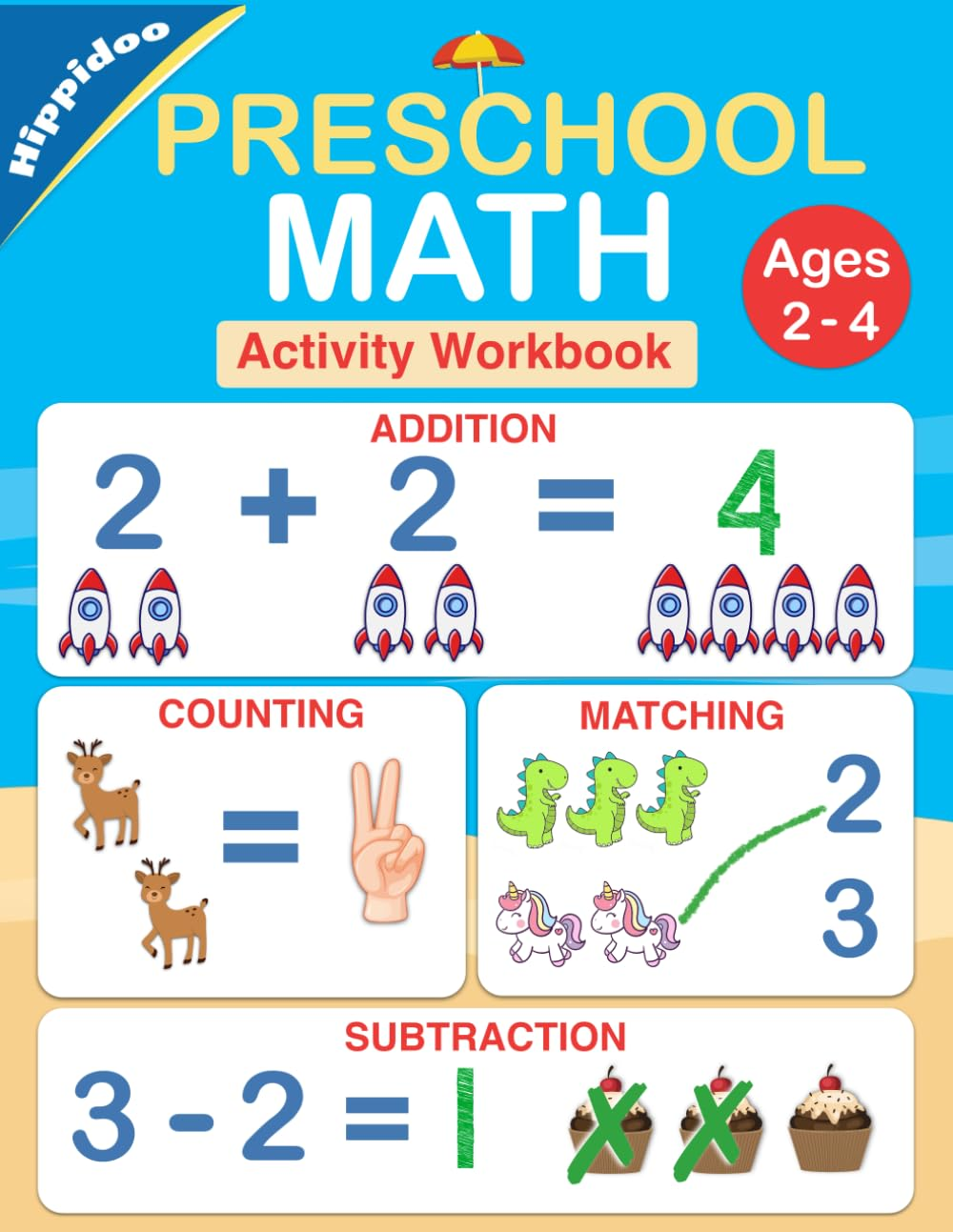 Preschool Math Workbook: Number Tracing, Addition and Subtraction Math Workbook for Toddlers Ages 2-4 and Pre K image number 2
