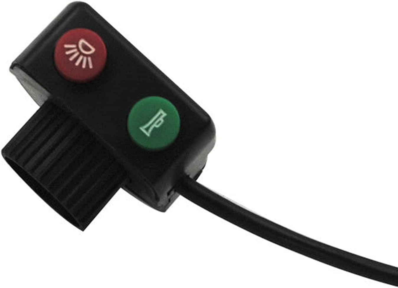 ATV Motorcycle Handlebar Controll Switch Accessories Headlight Easy Install on off Push Button Light Switch Electric Horn Universal Motorcycle Part Signal Auto Led Fog for Motorbike Replace