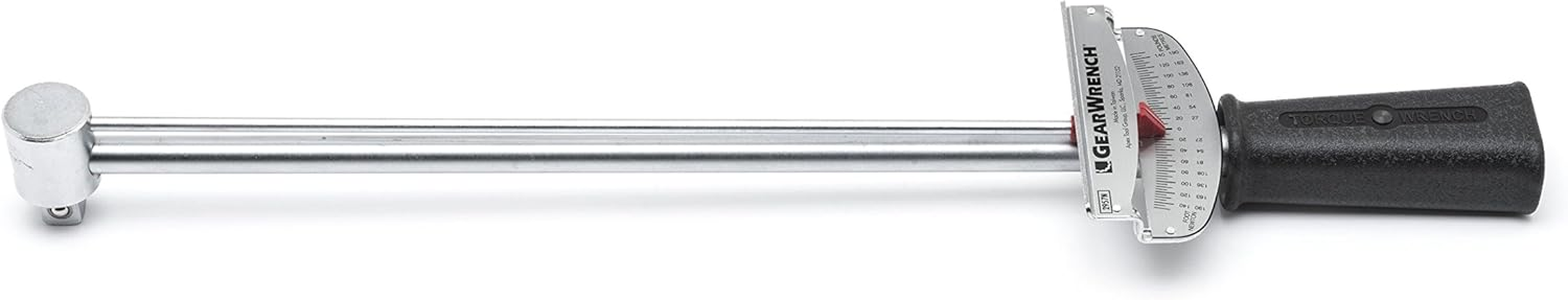 GEARWRENCH 1/2" Drive Beam Torque Wrench, 0-150 Ft/Lbs. - 2957N