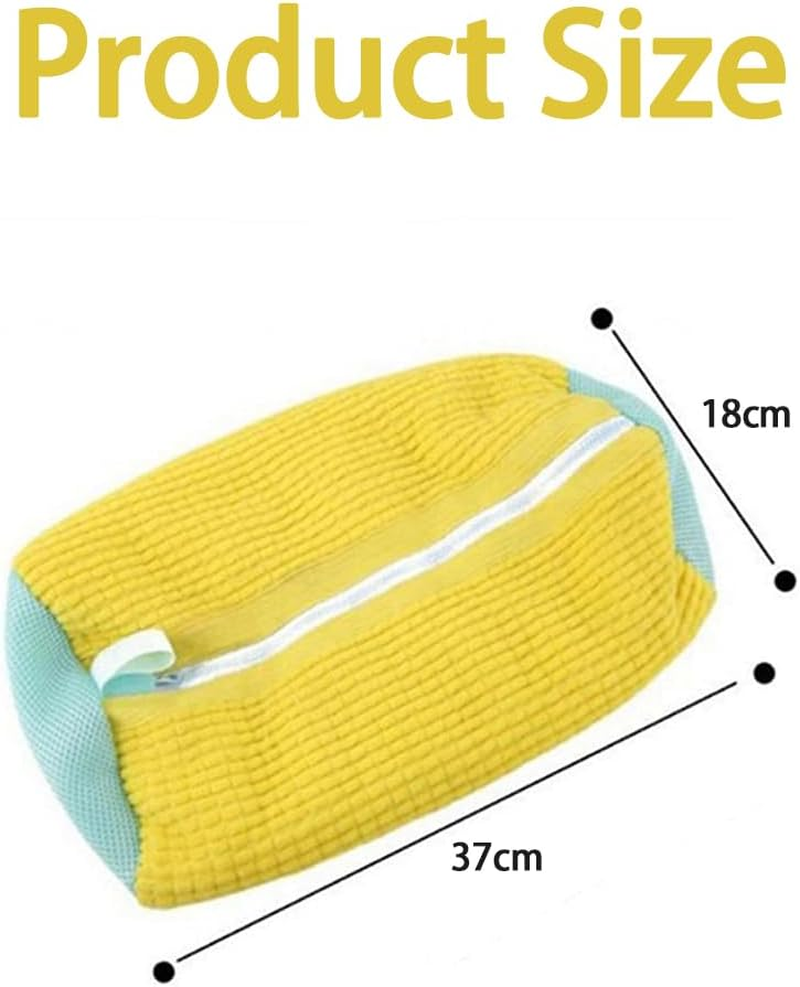 2 Pack Shoe Washing Bag,Reusable Footwear Cleaning Package,Laundry Shoe Package,Footwear Washing Machine Bag,For Sneakers,Trainers,Tennis,Slippers image number 6