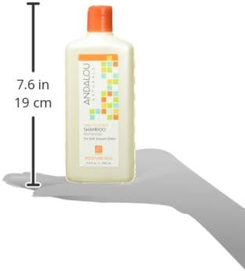 Andalou Naturals Moisture Rich Argan Oil & Shea Shampoo, 340 Millilitre, Orange image number 3