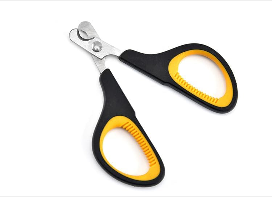 Professional Pet Nail Clipper, Small Animal Claw Trimmer, Black and Yellow image number 6