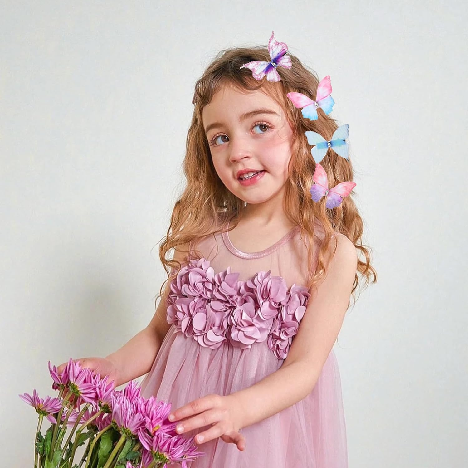 Butterfly Hair Clips, Pack of 20 Hair Accessories, Butterfly, 3D Butterfly Hair Clip, Butterfly Hair Clip, Butterfly Headband, Gifts for Women and Girls image number 6