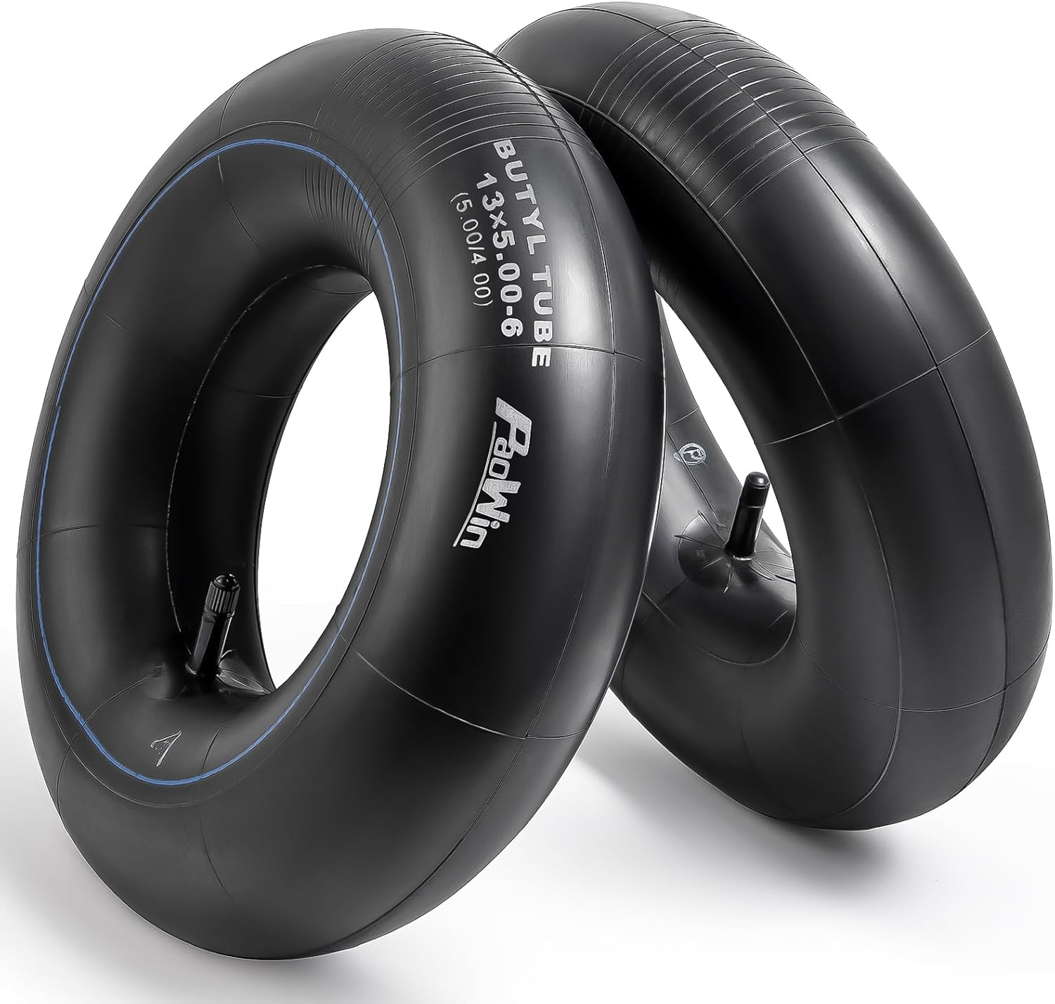 2 Pcs 13X5.0-6 Tube,5.0/4.0-6 Tube,Tr13 Valve,13X5.0-6(5.0/4.0-6) Wheelbarrows Snowblower Inner Tubes,Compatible with 5.0-6 4.0-6 Snowblower/Hand Truck/Wheelbarrow/Lawn Mower Tire,Pt-010 image number 2