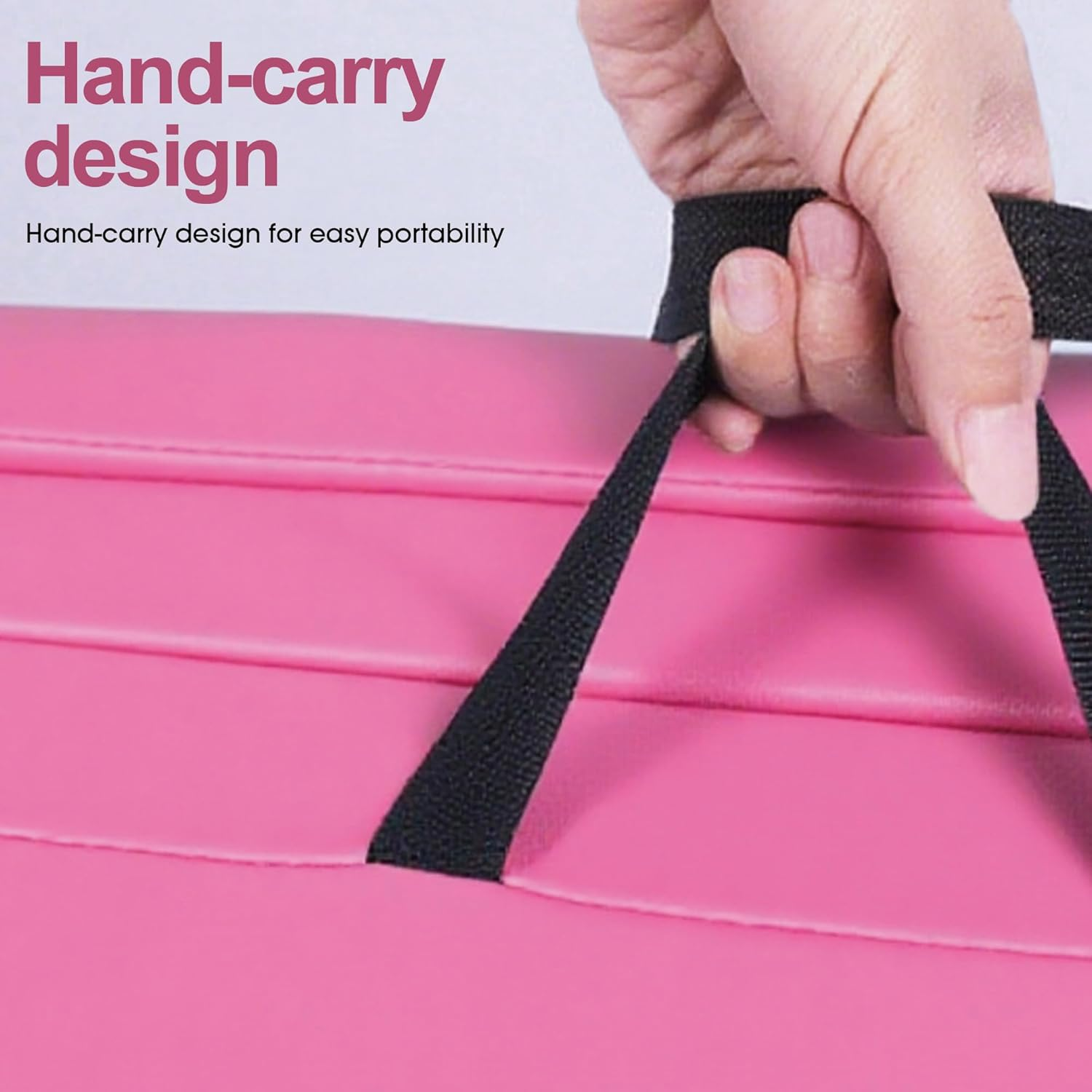 FITNESS MASTER Folding Exercise Floor Mat Dance Yoga Gymnastics Training Home PU image number 5