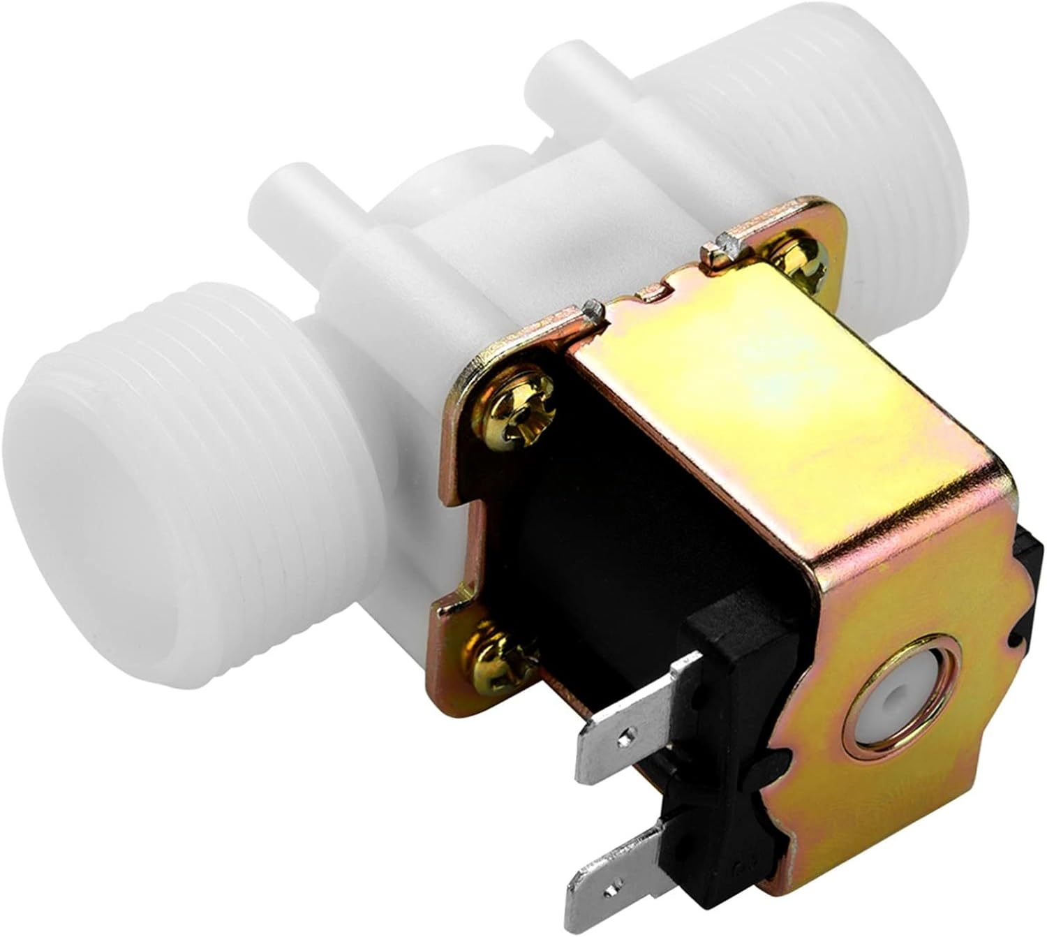 N/C Water Inlet Valve Plastic Solenoid Valve for Automatic Cleaning, 12V DC DN20 G3/4 image number 3