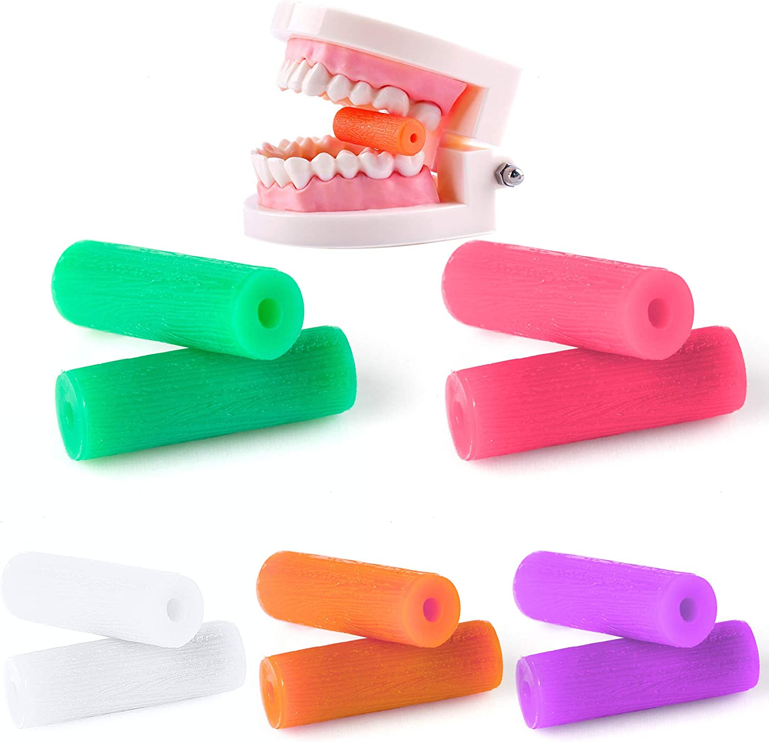 20 Pcs Aligner Tray Seaters Aligner Chewies Aligner Seater Chewies for Aligner Trays Chompers Aligner Trays 5 Colors image number 4