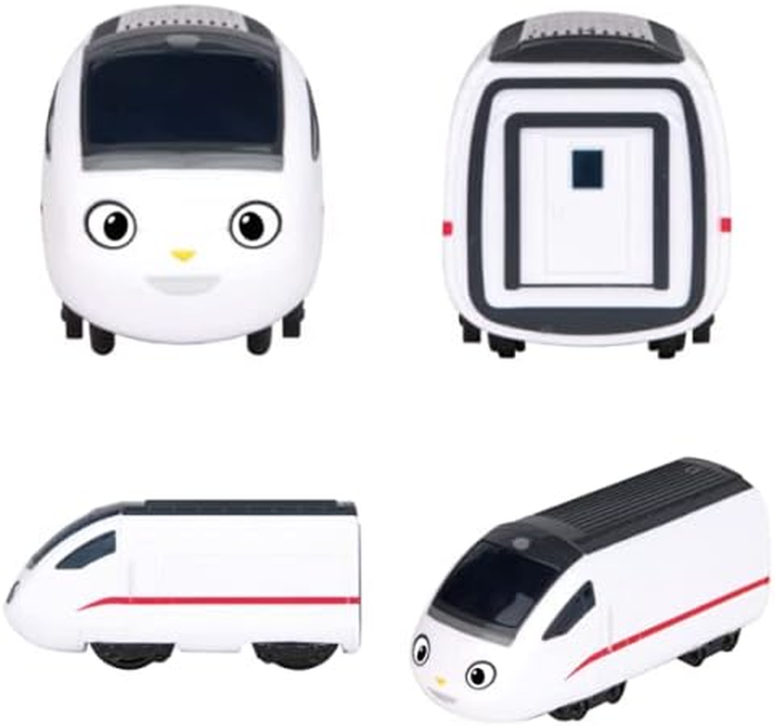Pull Back Car Train Toy - Titipo and Friends 3 Vehicles Set Christmas Birthday Gifts for Kids and Toddlers Boys and Girls 3 Years and up (No. 2 Loco, Eric, Xingxing) image number 6