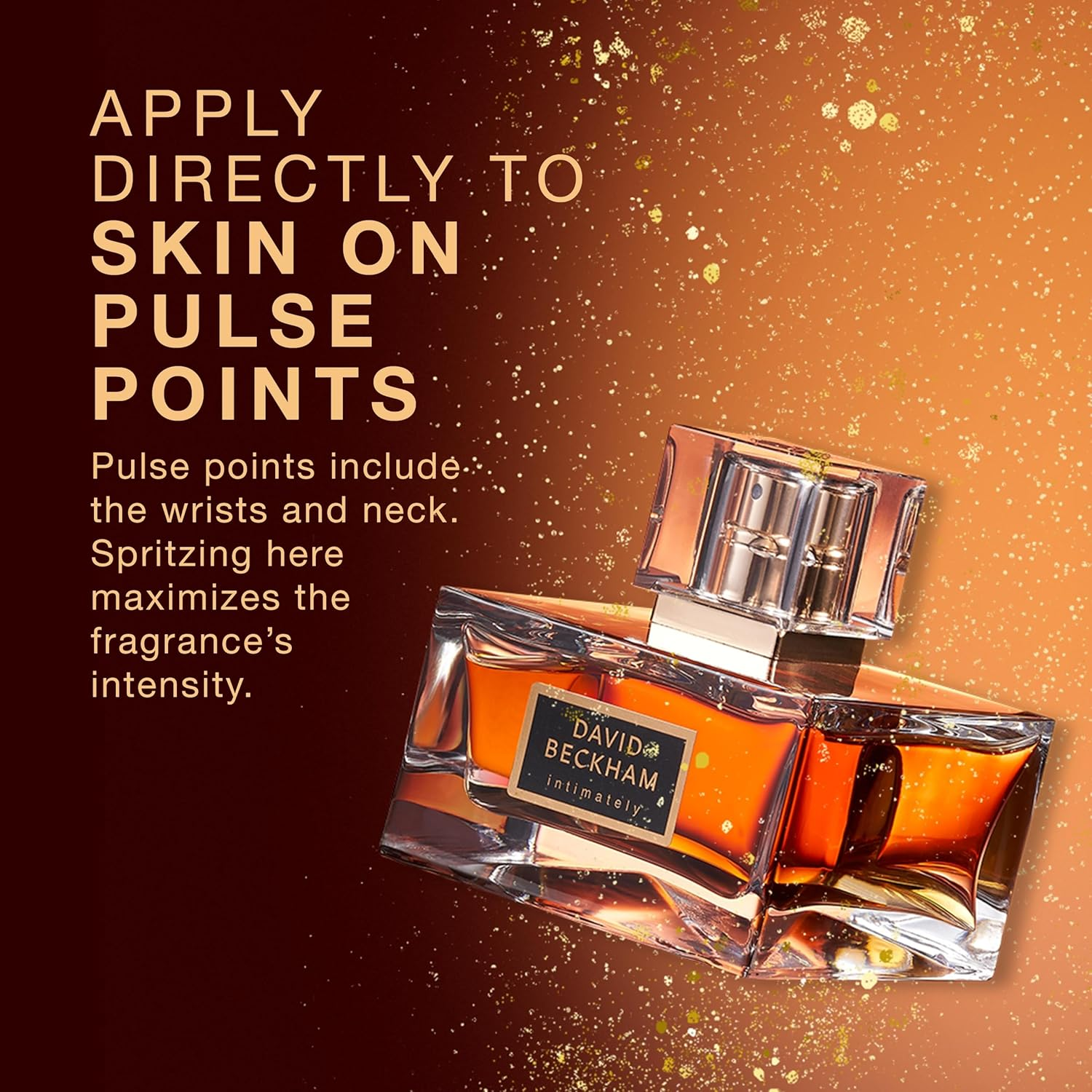 David Beckham Intimately Beckham Eau De Toilette and Deo Body Spray Gift Set for Men, Aromatic Ambery Fragrance, 75Ml and 150Ml image number 2