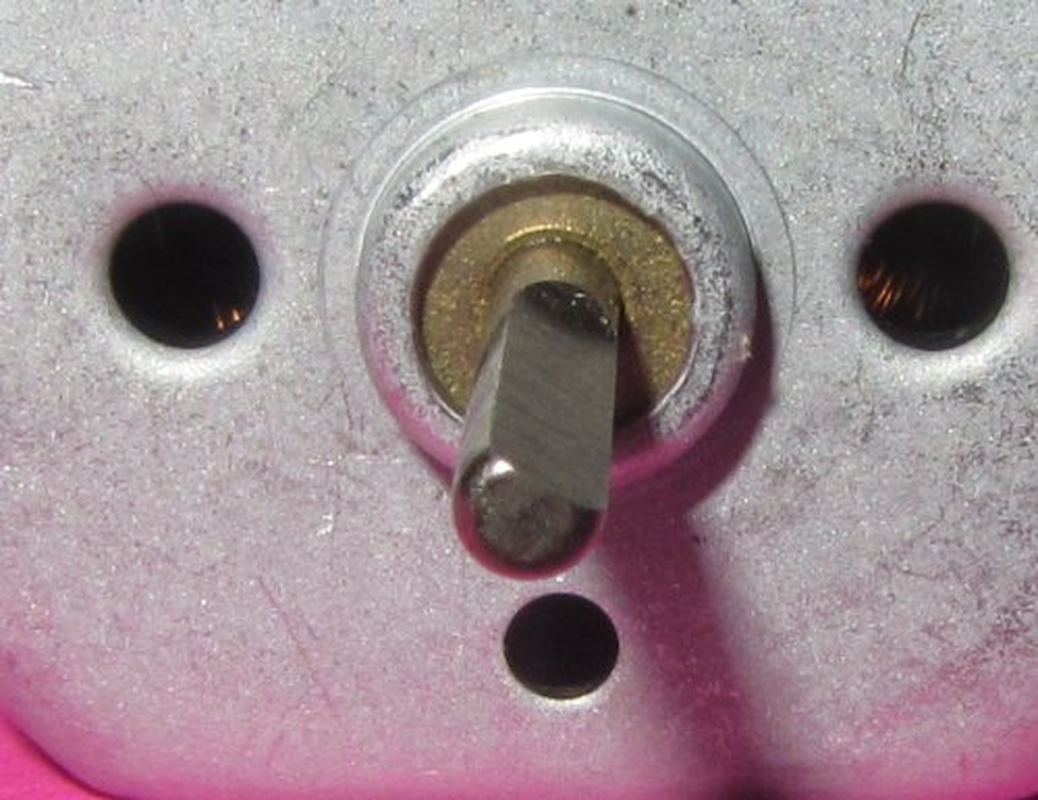 Central Door Lock Actuator Motor FC-280PC-22125 Flat Shaft D Spindle Power Locking Repair Engine image number 1