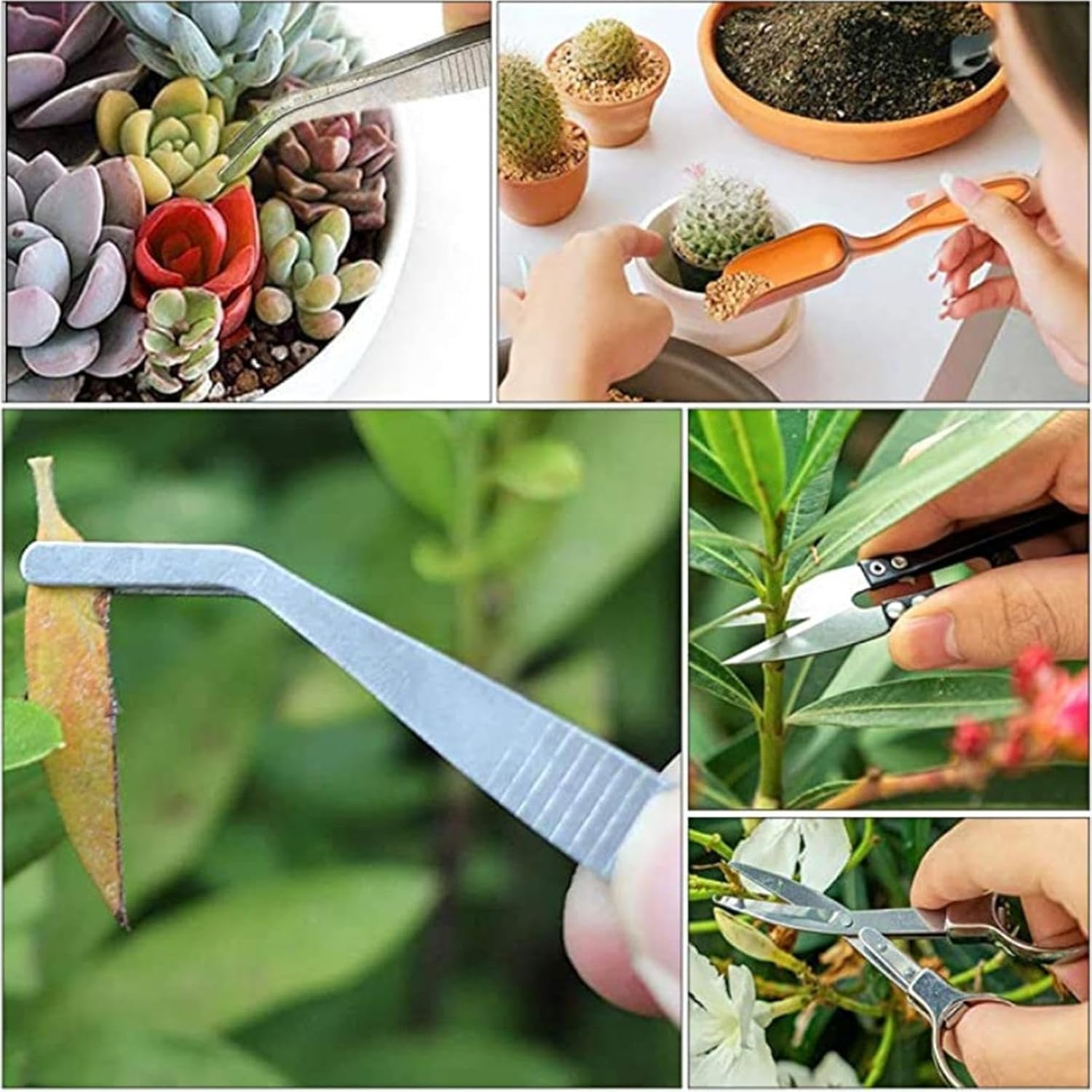 JMEDIC Gardening Tool Set - Garden Plants Transplanting Supplies - Garden Plants Transplanting Supplies, Multifunctional Bonsai Tool Kit for Potting image number 2