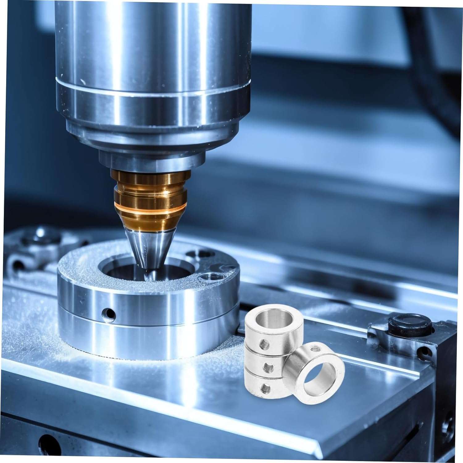 FUNOMOCYA Motor Base Hexagonal Wrench Drive Shaft Adjustment Ring Automotive Drive Shaft Installation Tools Steel Locking Ring Accessories image number 2