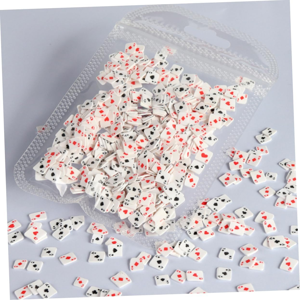 NOLITOY Nail Art Charms Simulation Playing Cards Polymer Clay DIY Materials for Unique Manicure Decorations Durable and Fashionable Craft Supplies image number 6