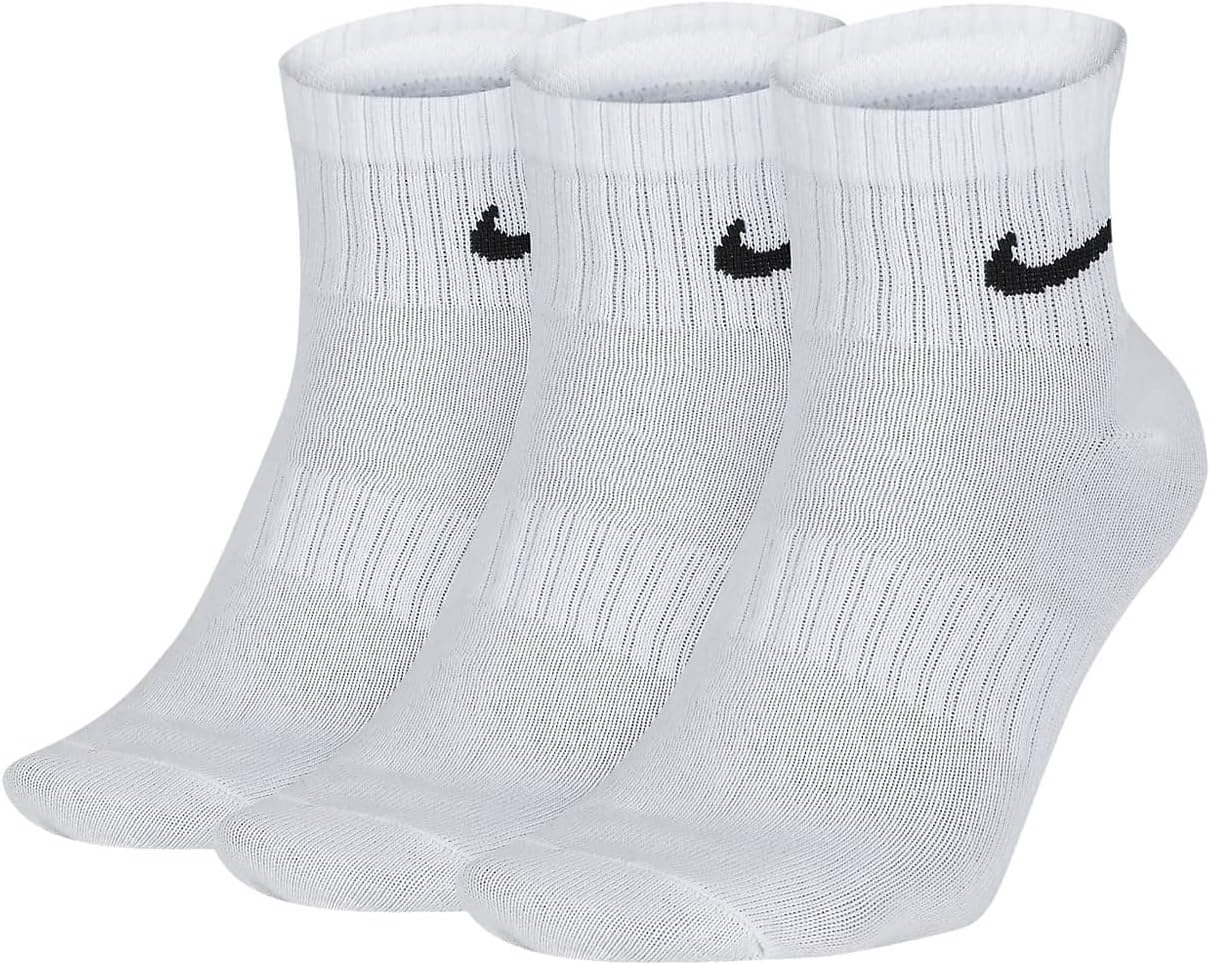 Nike Unisex Everyday Lightweight Ankle Training Socks (3 Pair)