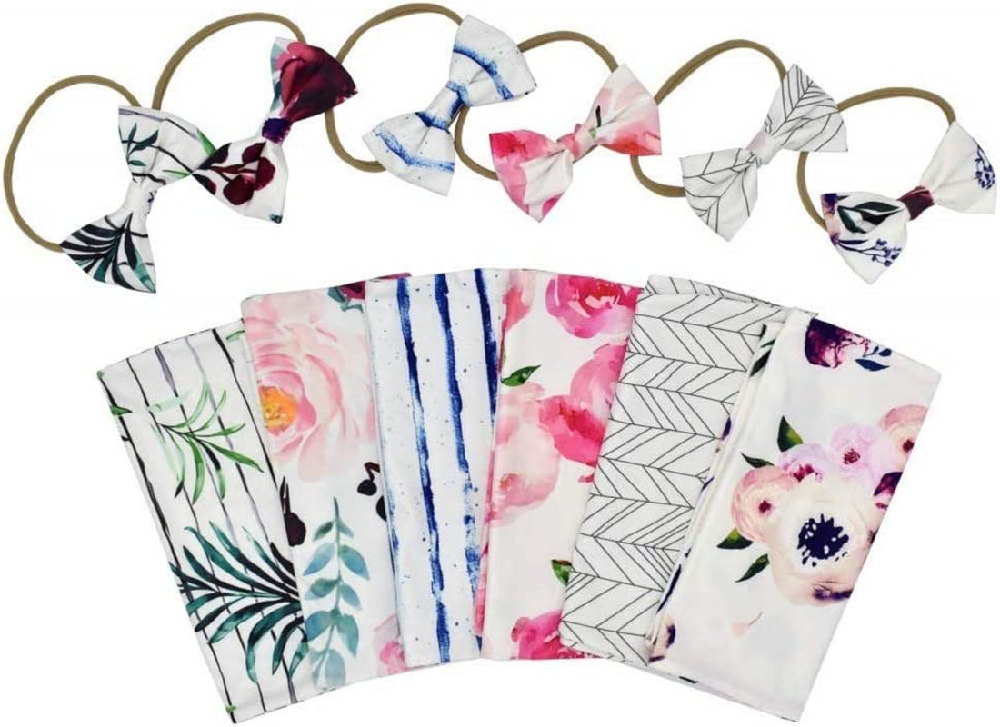 Iziv Newborn Swaddle Sack with Baby Bowknot Headband Sleeping Sack Soft Stretchy Cotton Newborn for 0-2 Months Baby Boys Girls image number 6