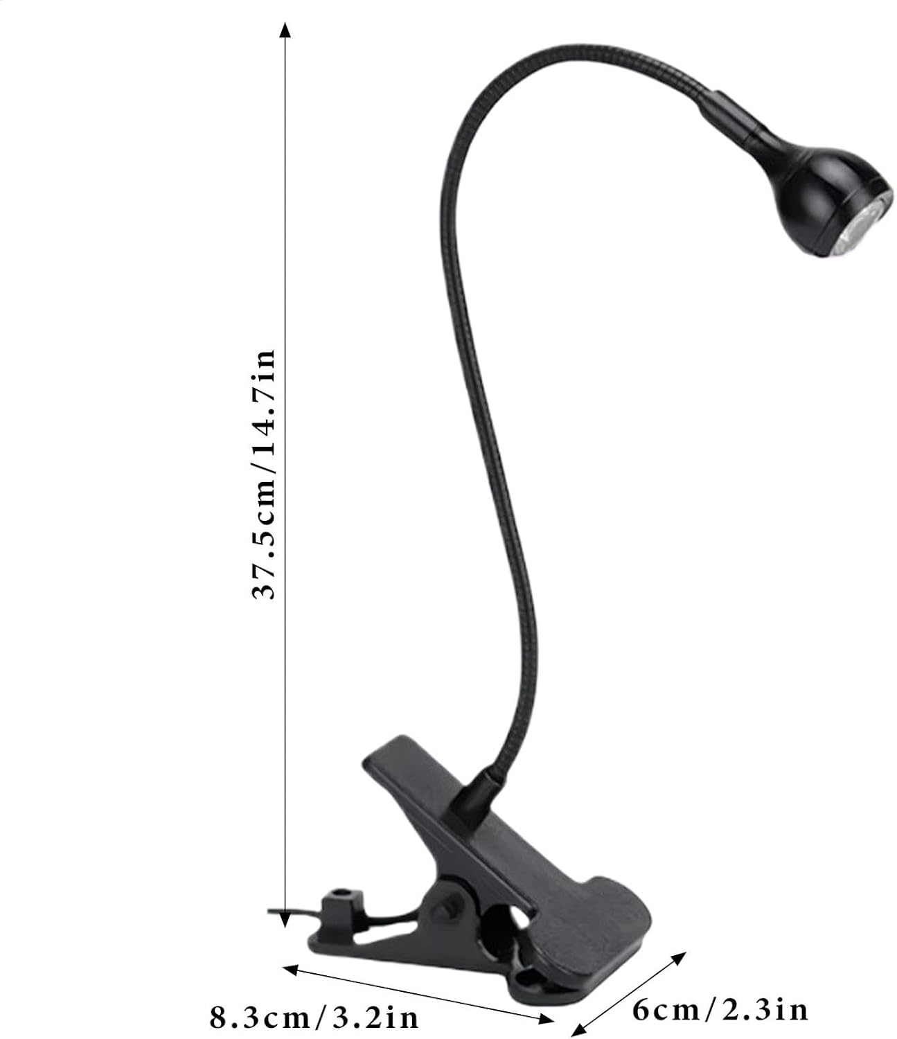 Huvqianu UV Nail Dryer Lamp, Small UV Nail Lamp, Manicure Dryer Lamp, Compact UV Nail Lamp, Quick Dry Gooseneck Nail Lamp, USB Powered UV Nail Dryer for Gel Polish, Women image number 6