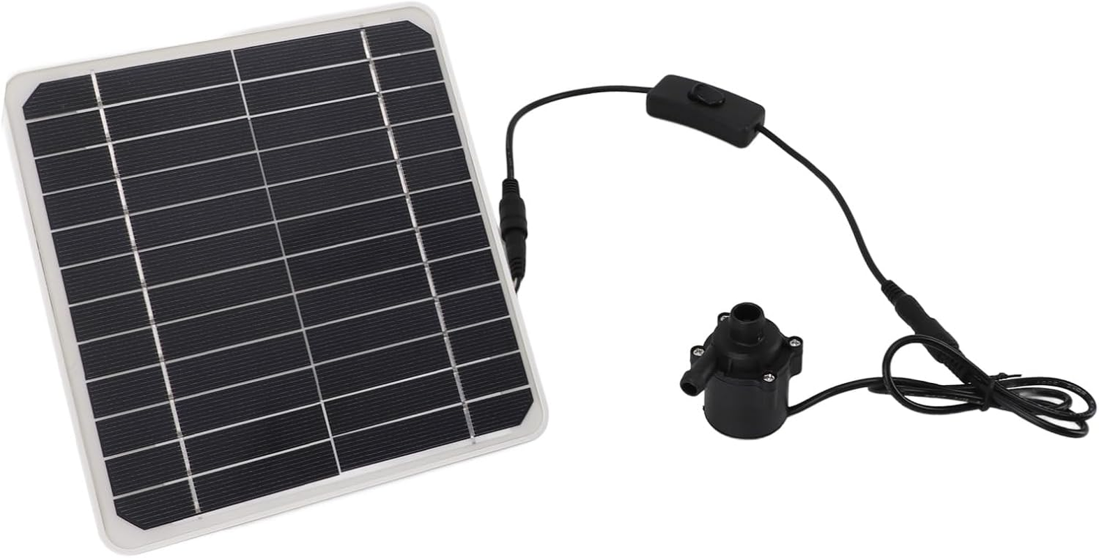 High-Power 50W Solar Fountain Kit with Unique Design for Efficient Water Output, Suitable for Bird Bathing Fish Tanks, ABS Material image number 6