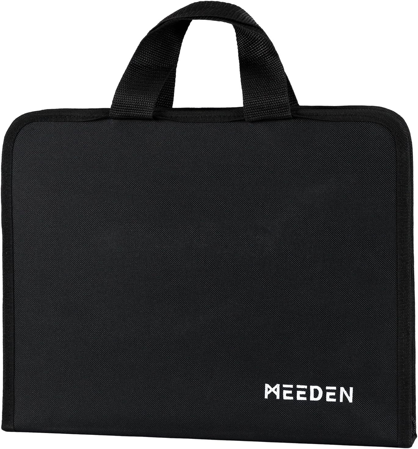 MEEDEN Art Portfolio Sketch Case: Portable Artist Sketch Folio Bag for 9" X 12" Sketchbook & Watercolor Pads - Zippered Art Travel Bag for Brushes Pens Pencils & Art Supplies Organizer image number 2