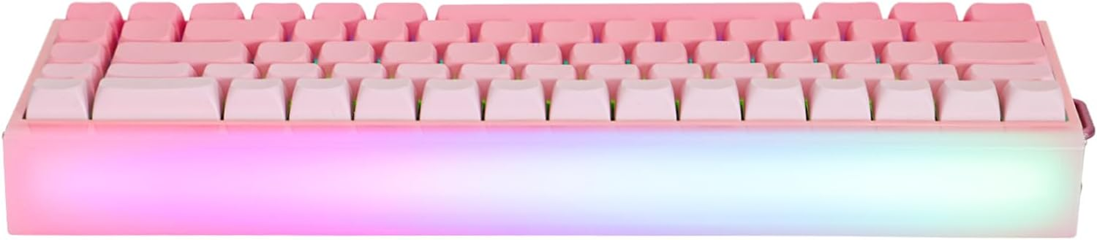 EPOMAKER Aula Hero68 HE Wired Magnetic Gaming Keyboard, 0.01Mm Adjustable Actuation, Rapid Hall Effect Switch, 8Khz Polling, 5-Layer Sound Dampening, RGB Box & Backlight (Pink) - Pink image number 2