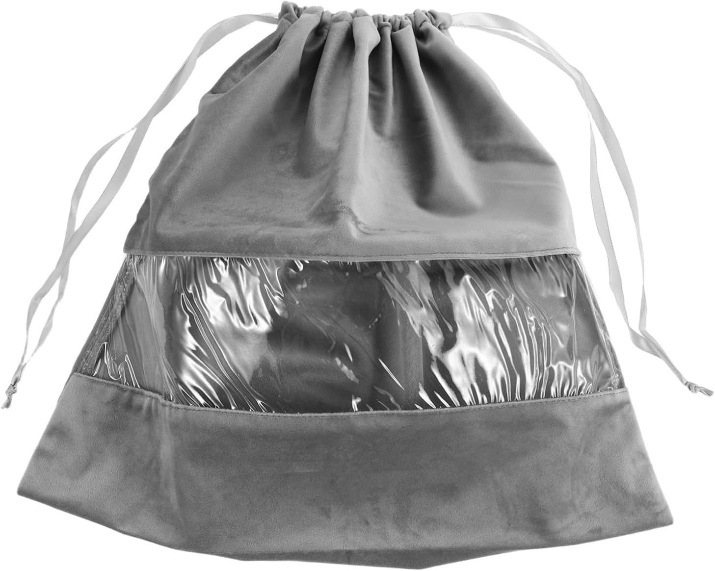 SOESFOUFU Travel Hair Dryer Dust Bag with Drawstring Closure Lightweight Transparent Storage Pouch for Hair Dryer Clothes and Small Essentials Portable Travel Organizer for Home and Trips