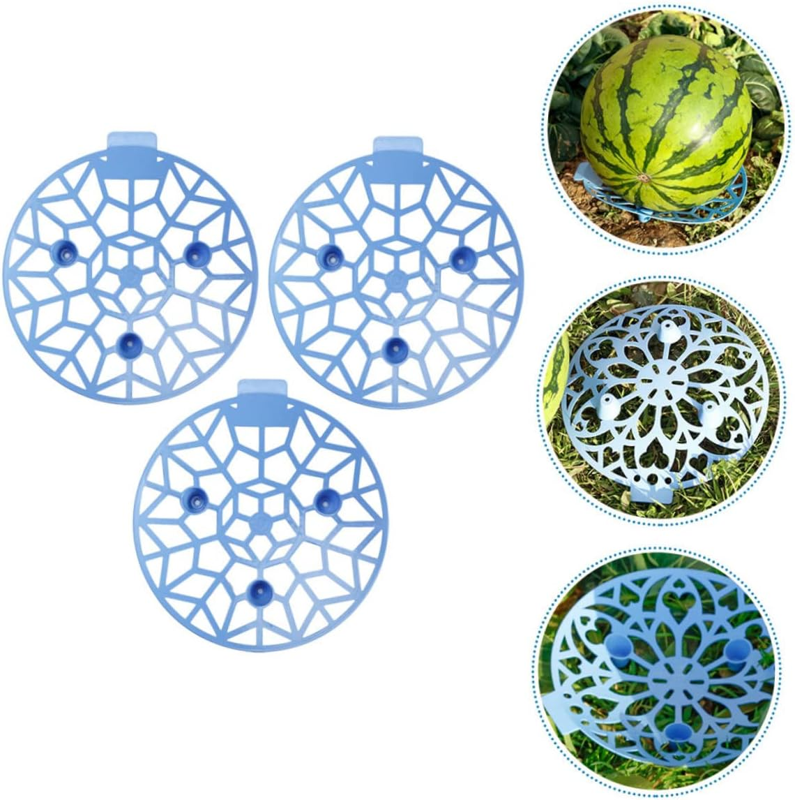 FONDOTIN 3Pcs Fruit Tray Corrosion Plastic Support Tray for Gardening and Fruit Storage No Installation Required image number 4