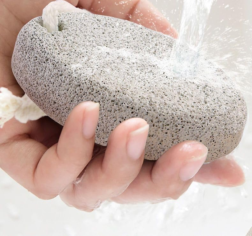 6PCS Pumice Stone for Feet,Exfoliation Remove Dead Skin Pedicure Tool,Lava Pedicure Tools Hard Skin Callus Remover for Feet,Heels and Hands image number 6