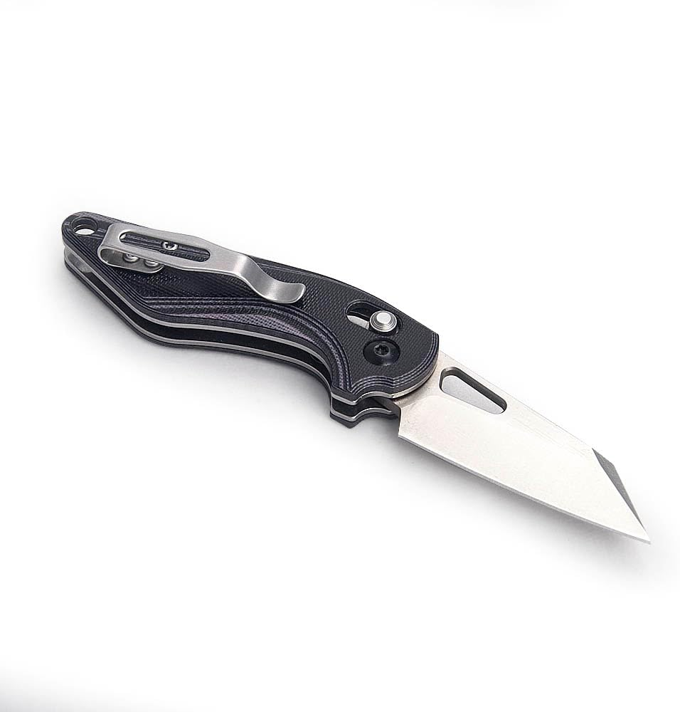 Tungyi Pocket Folding Knife, 2.3 Inch D2 Steel Blade, G10 Handle, Small EDC Knife with Pocket Clip for Left and Right Hand, Great for Everyday Carry Camping Hiking Great Outdoor Gifts for Men Women image number 2