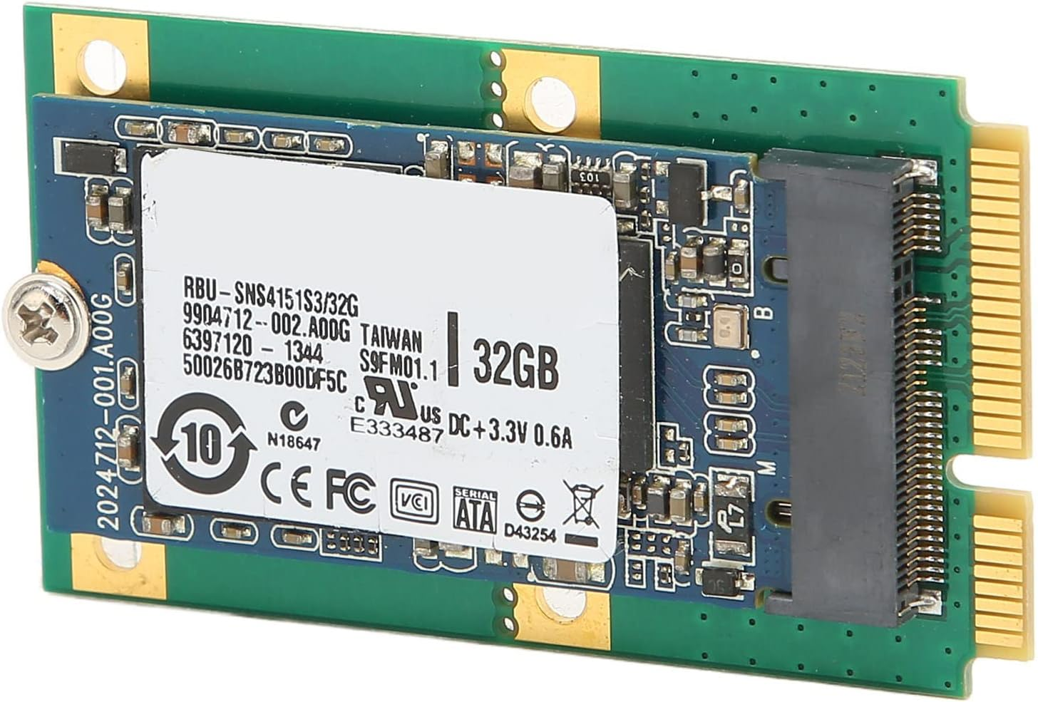 M.2 Hard Drive, Small M.2 SSD Easy Installation Plug and Play PCB for Desktop (32GB) image number 3