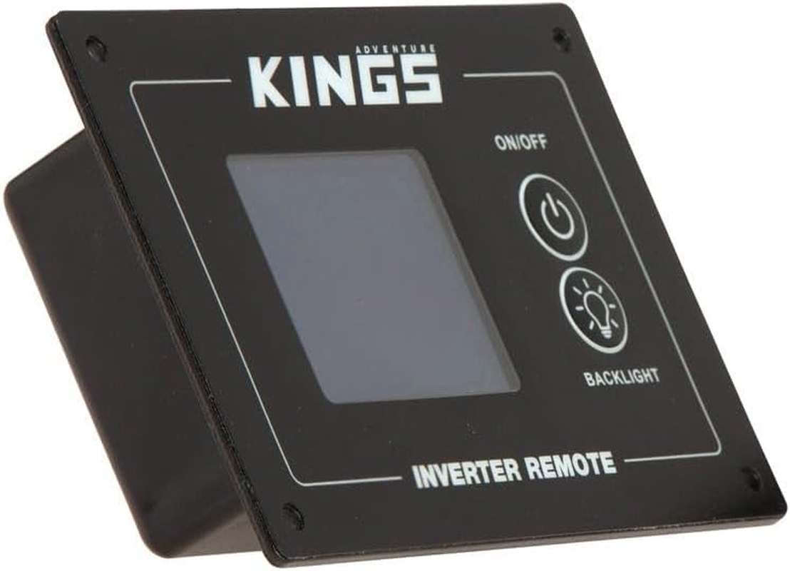 Kings Inverter Remote Display| Backlit LCD Screen | Remote Control and Display | Easy Mounting Options image number 1