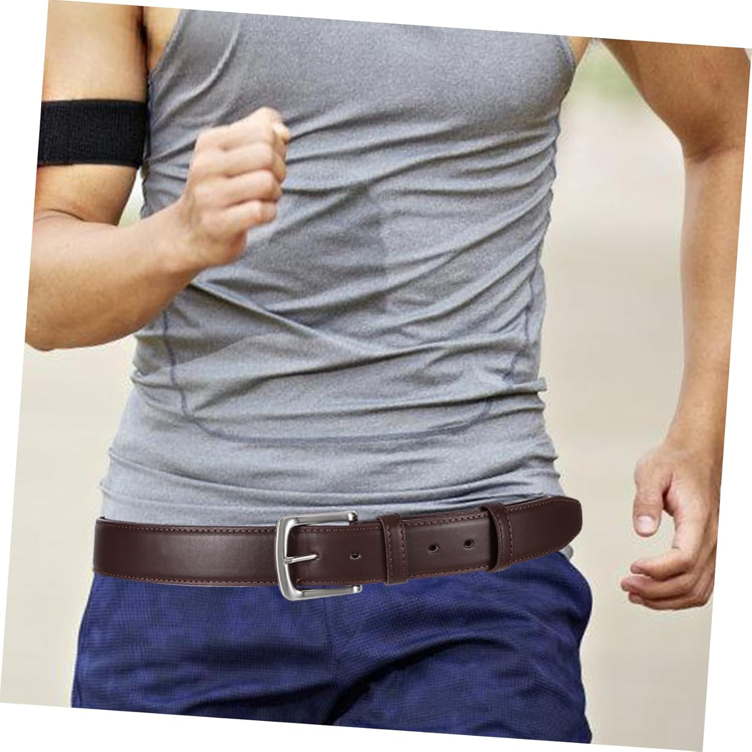 Ibasenice Hidden Money Belt Secure Travel Wallet Belt with Waistband for Safe Cash Storage Stylish for Men for Travel Everyday Use image number 2