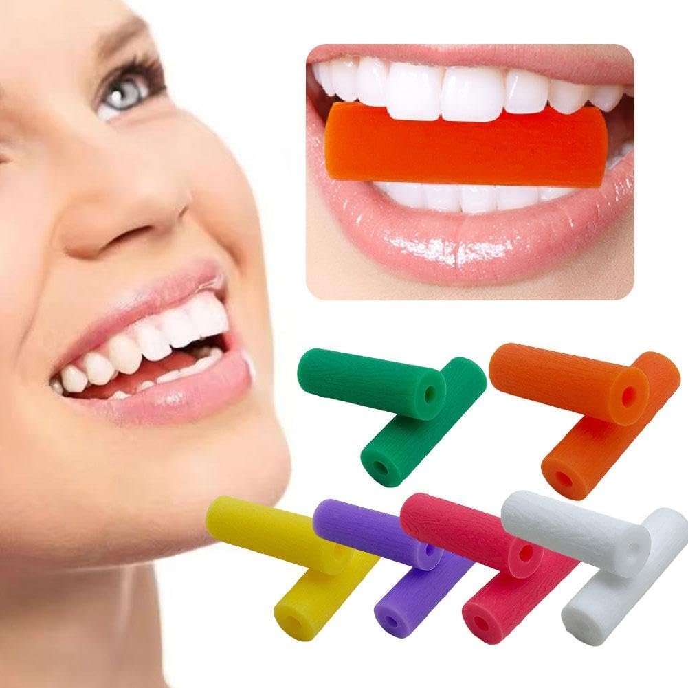 Orthodontic Chews, Orthodontic Silicone Chews, Suitable for People with Braces, 6 Colors and Flavors image number 6