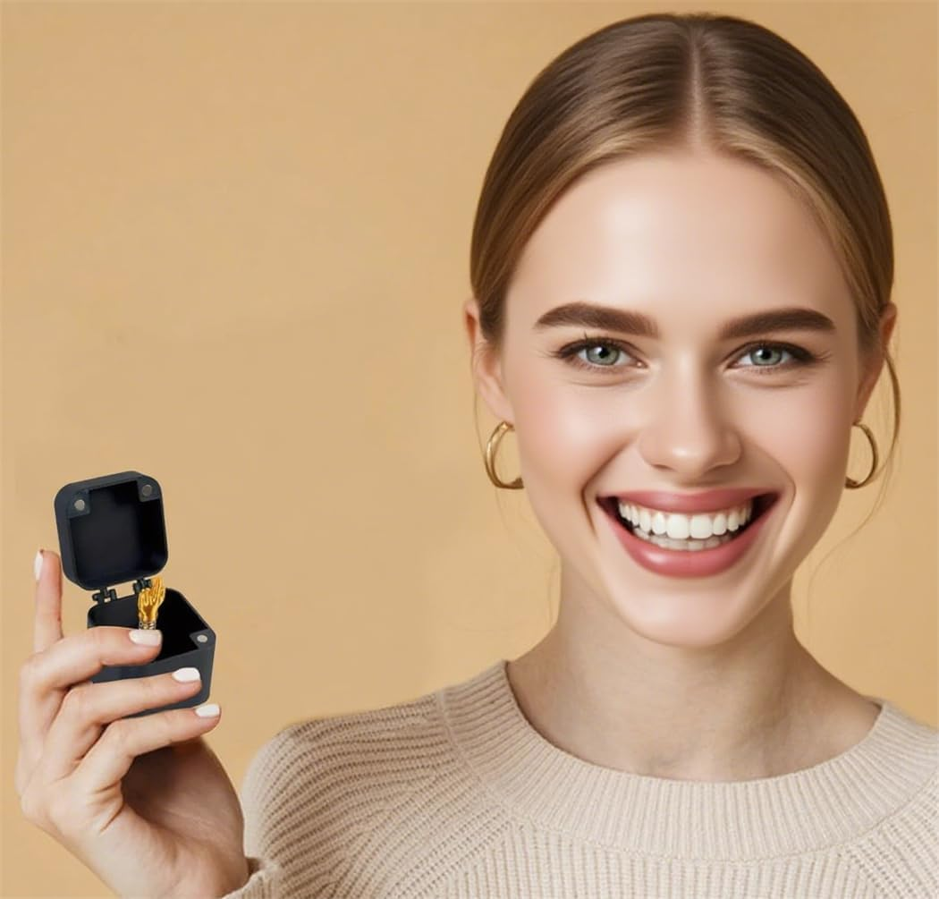 Middle Finger in a Box - Surprise Prank Gag Men, Hilarious Spoof Novelty Item, Perfect for Christmas & Special Occasions, 1 Piece image number 3